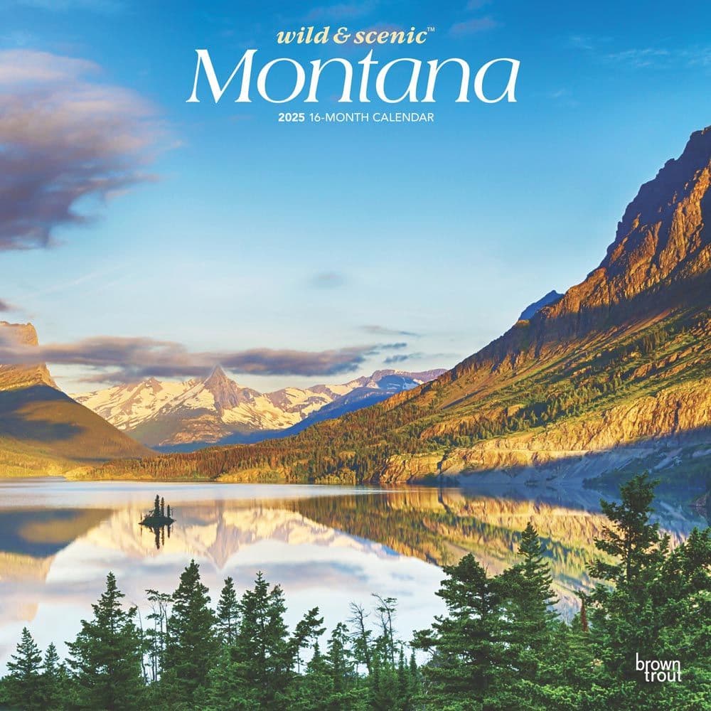 Montana Wild and Scenic 2025 Wall Calendar Main Image