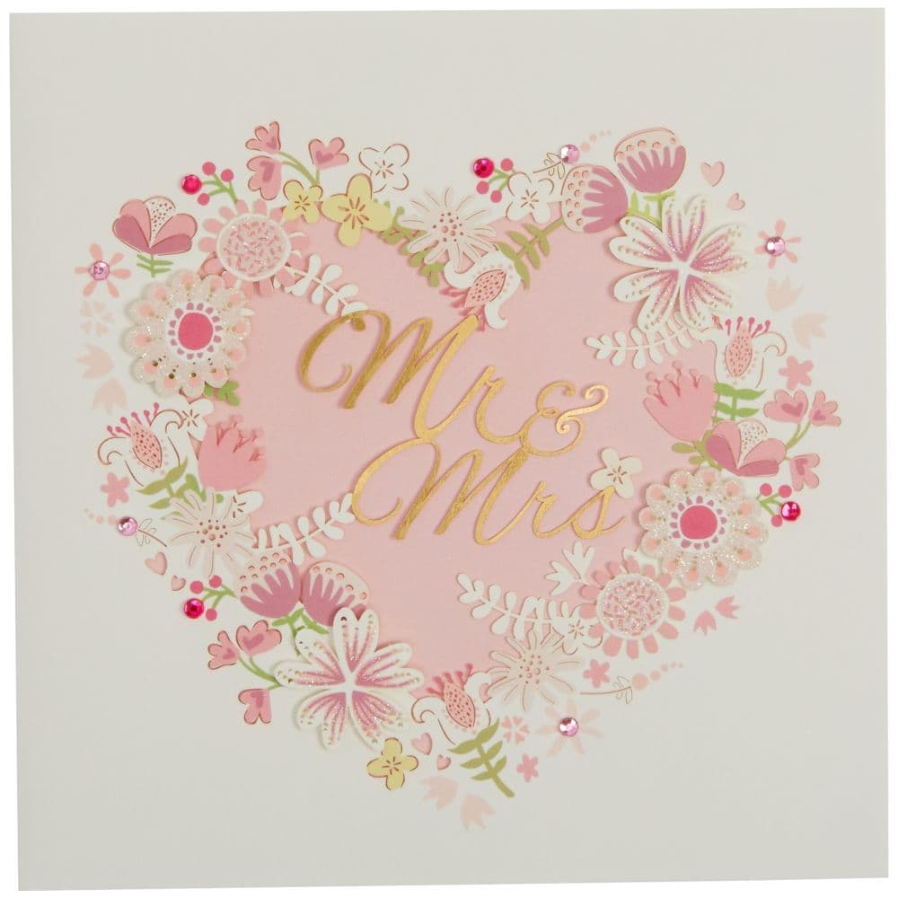 Laser Cut Wreath Wedding Card First Alternate Image width="1000" height="1000"