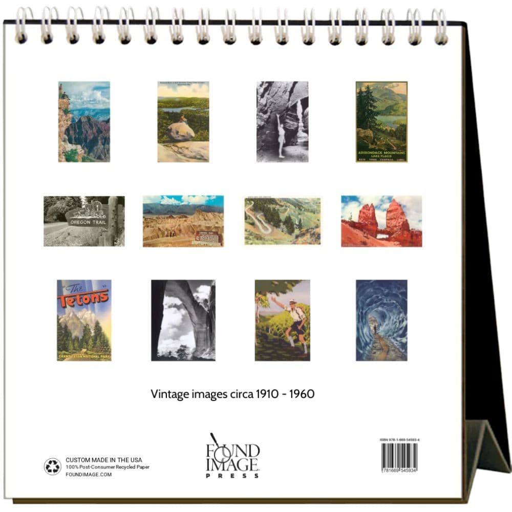 Hiking Nostalgic 2026 Easel Desk Calendar First Alternate Image