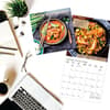 image Foodie Adventures 2025 Wall Calendar flat lay