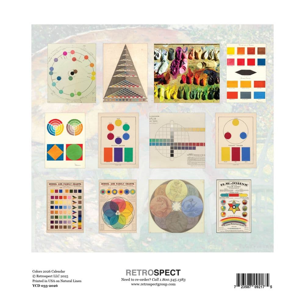 Colors 2026 Easel Desk Calendar First Alternate Image