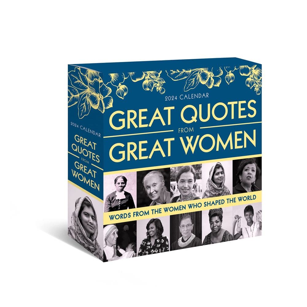 Great Quotes from Great Women 2024 Desk Calendar Main