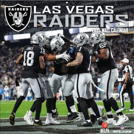 Las Vegas Raiders 2025 Wall Calendar