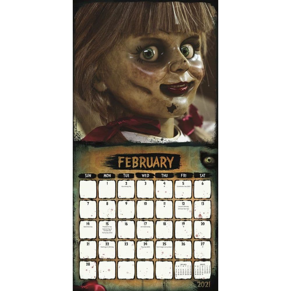 Horror Collection Wall Calendar Calendars Com