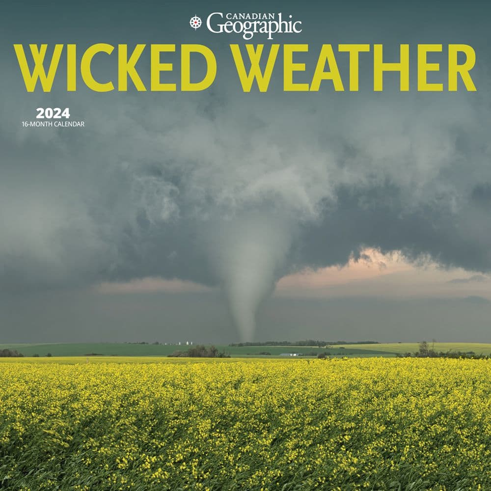 Canadian Geographic Wild Weather 2024 Wall Calendar Main