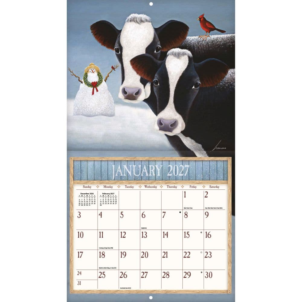 Cows Cows Cows Special Edition 2027 Wall Calendar Second Alternate Image