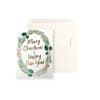 image Feature Text In Wreath Christmas Card Main Product Image width=&quot;1000&quot; height=&quot;1000&quot;