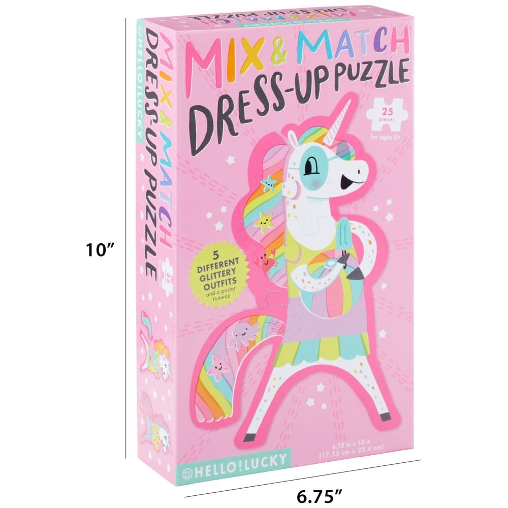 Hello Lucky Dress Up Unicorn Puzzle Alt3