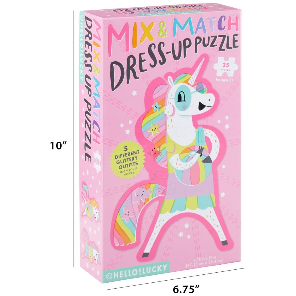 Hello Lucky Dress Up Unicorn Puzzle Alt3