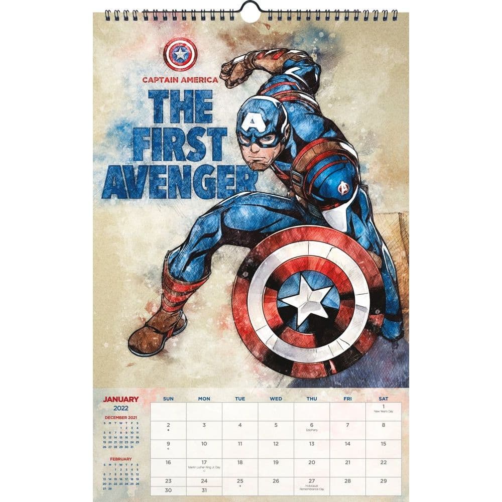 Marvels Avengers 2022 Calendar March Calendar 2022