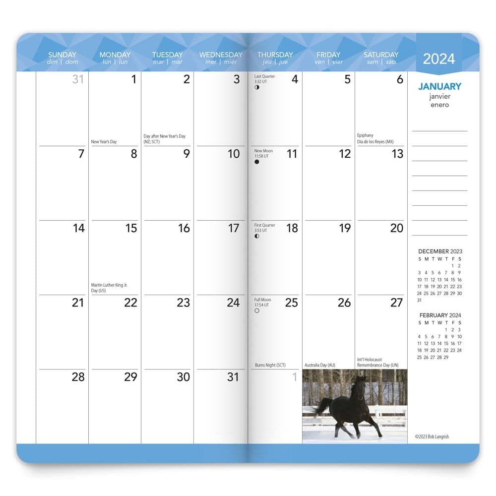 Horses Lovers 2 Year Pocket 2024 Planner Second Alternate Image width=&quot;1000&quot; height=&quot;1000&quot;
