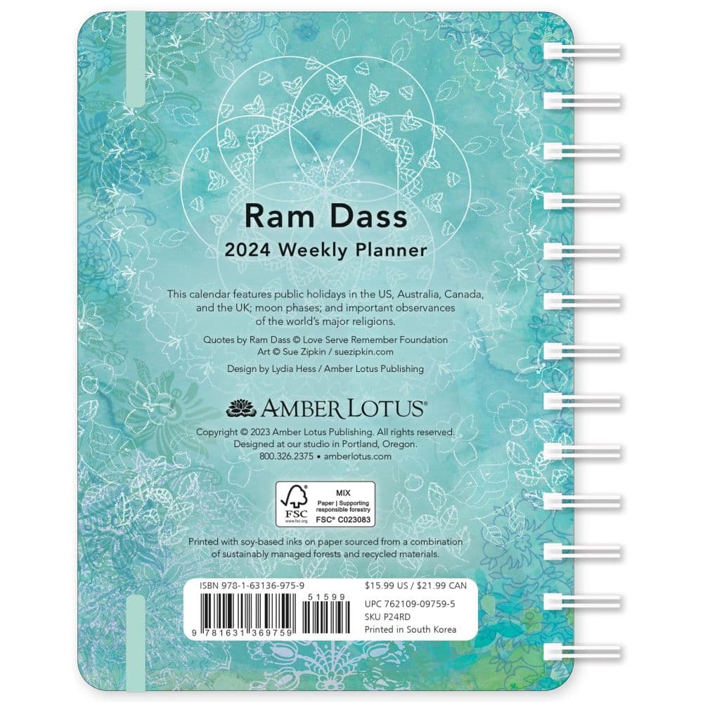 Be Here Now Ram Dass Weekly 2024 Planner First Alternate Image width=&quot;1000&quot; height=&quot;1000&quot;