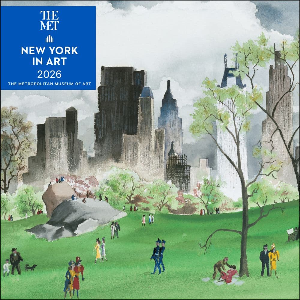 New York in Art Metropolitan Museum of Art 2026 Wall Calendar Main Image