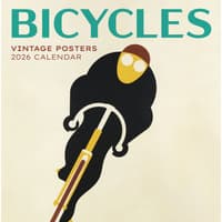 image Bicycles Vintage Posters 2026 Wall Calendar Main Product Image