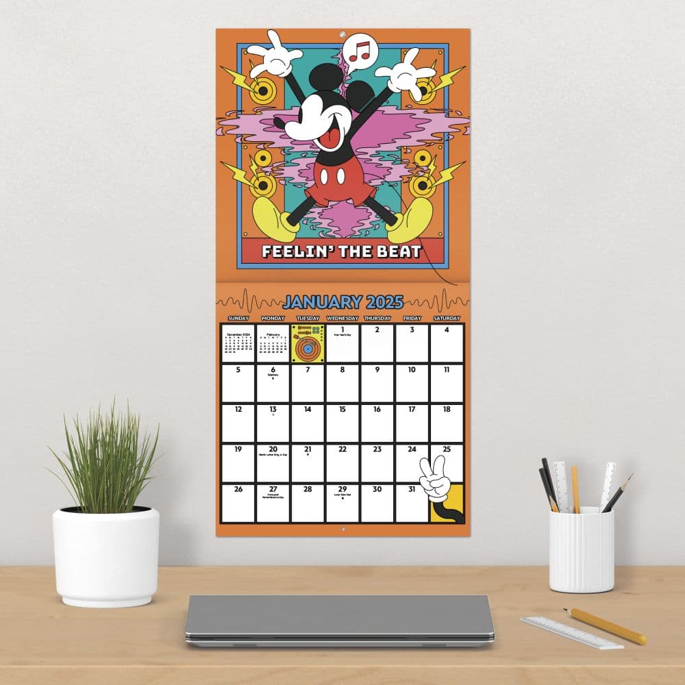 Mickey Mouse 2025 Wall Calendar Fourth Alternate Image width=&quot;1000&quot; height=&quot;1000&quot;