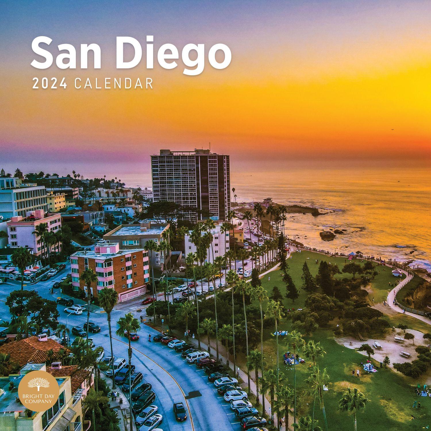 San Diego 2024 Wall Calendar