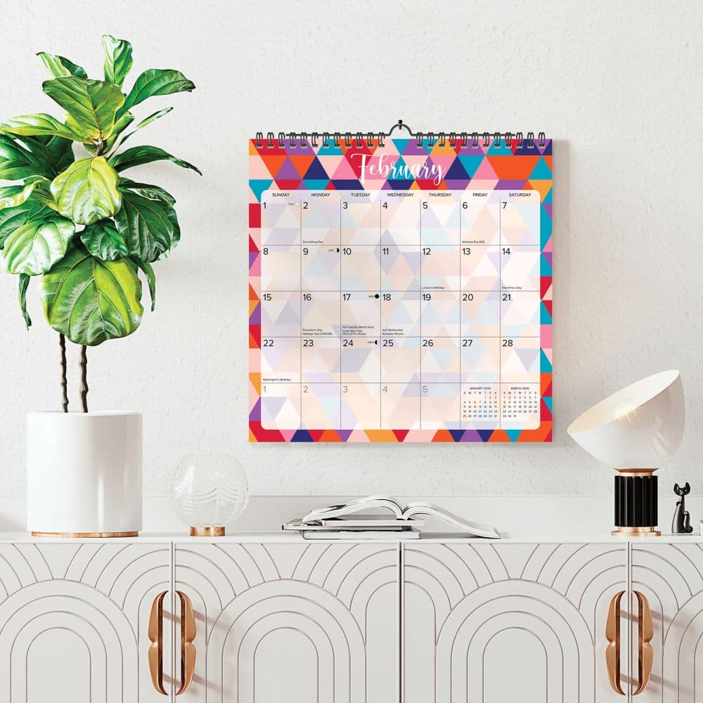 Geometric Spiral Art 2026 Wall Calendar First Alternate Image