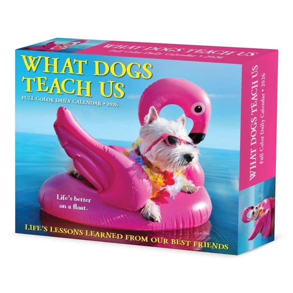 What Dogs Teach Us 2026 Desk Calendar Main Product Image