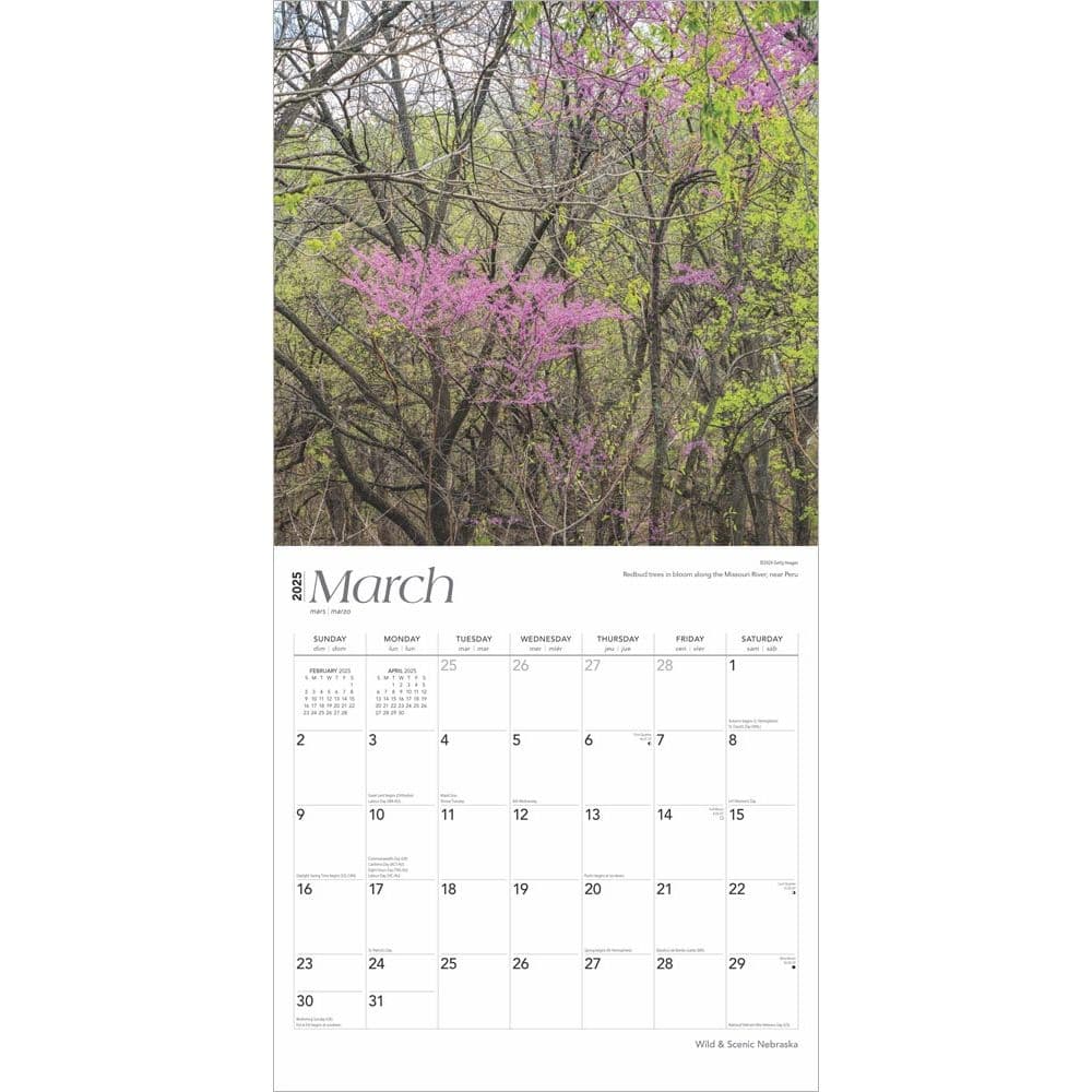 Nebraska Wild and Scenic 2025 Wall Calendar Third Alternate Image width=&quot;1000&quot; height=&quot;1000&quot;