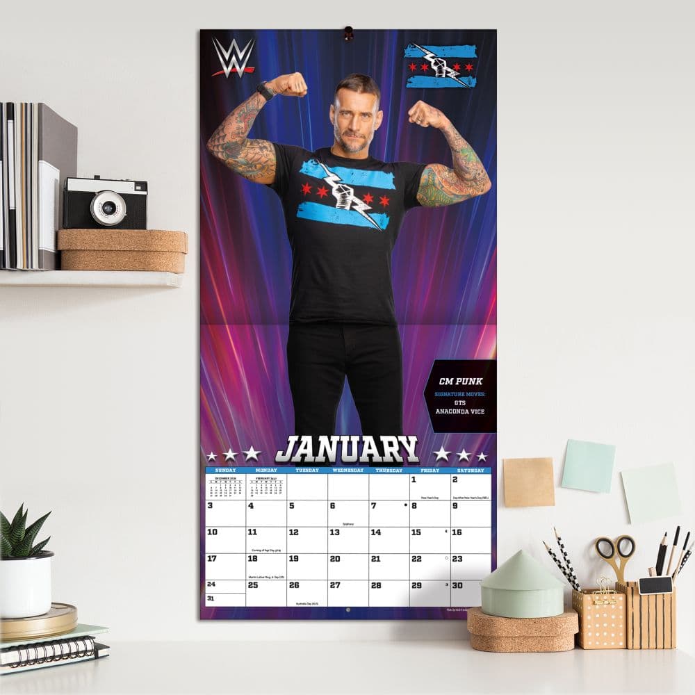 WWE Superstars 2027 Wall Calendar Fifth Alternate Image