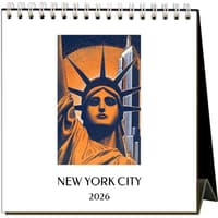 image New York City Nostalgic 2026 Easel Desk Calendar Main Product Image