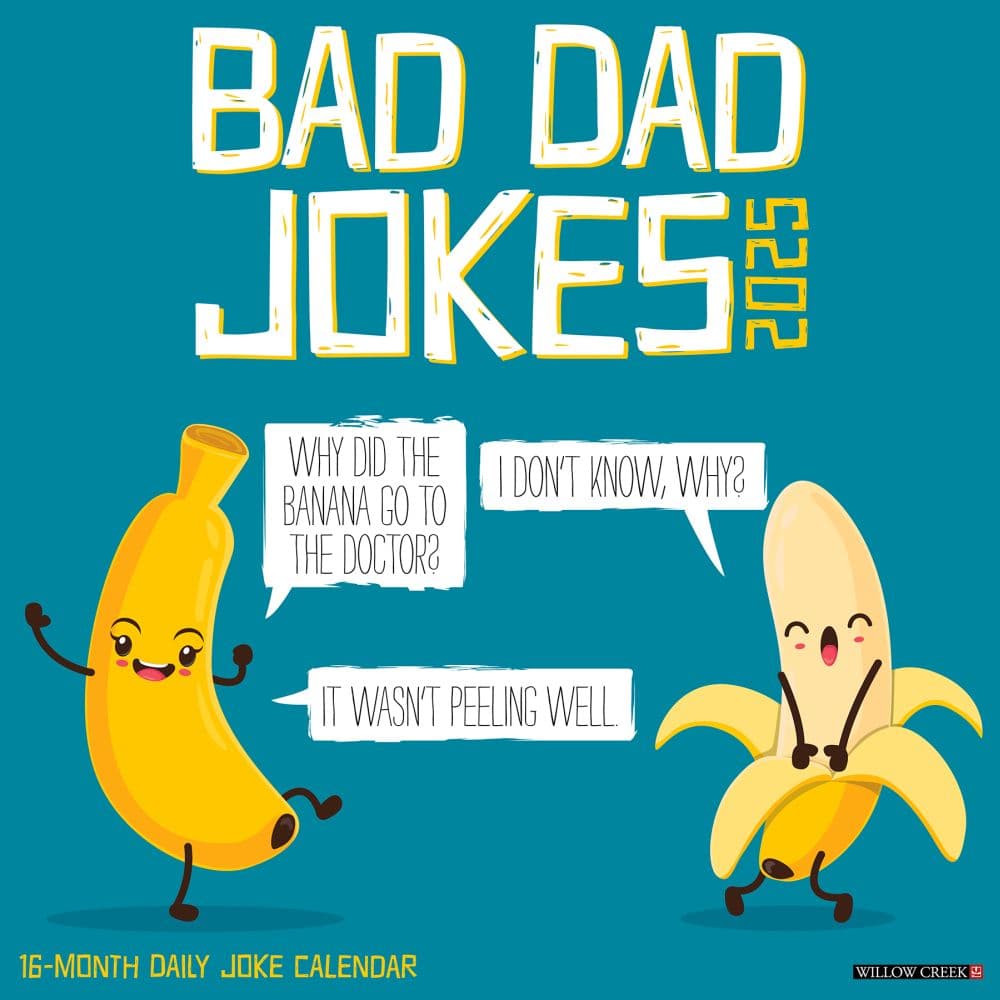 Bad Dad Jokes 2025 Wall Calendar