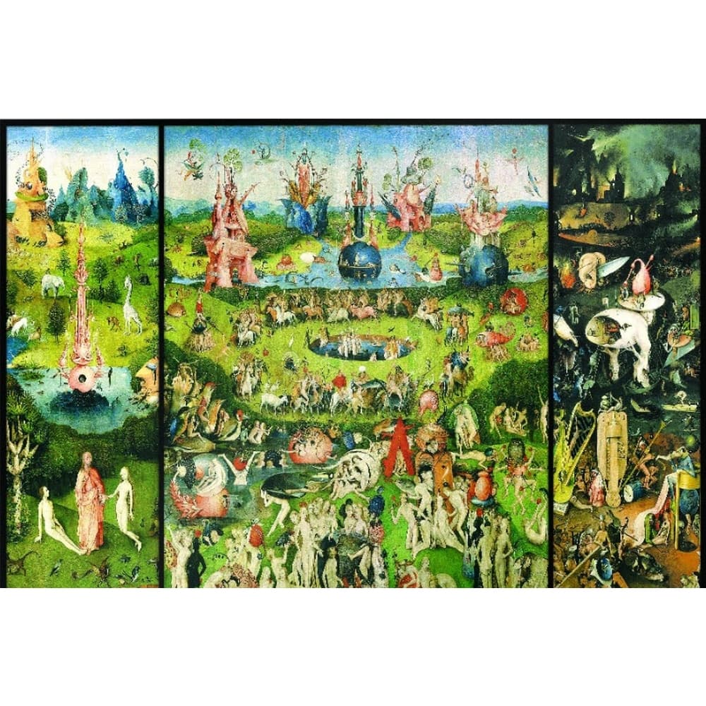 Heironymus Bosch: The Garden of Earthly Delights 1000 Piece Puzzle Alternate Image 1