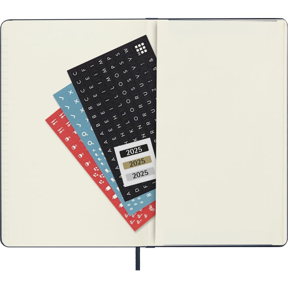 Moleskine Large Blue Daily Hard Cover 2025 Planner
