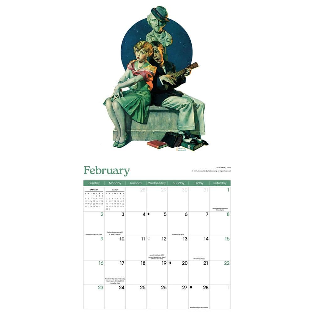 Rockwell 2025 Wall Calendar Second Alternate Image width="1000" height="1000"