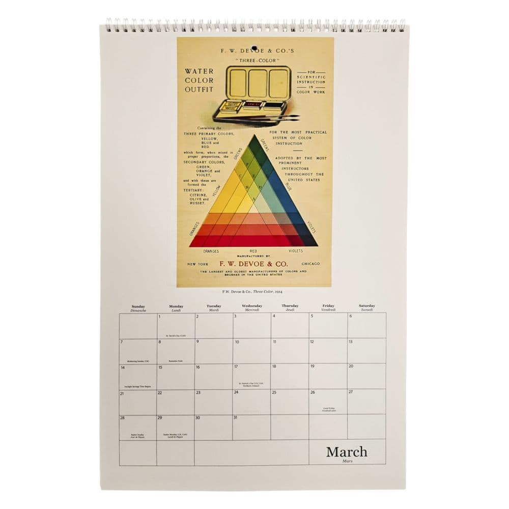 Colors Poster 2027 Wall Calendar Fourth Alternate Image