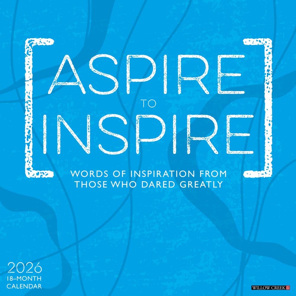 Aspire to Inspire 2026 Wall Calendar Main Image