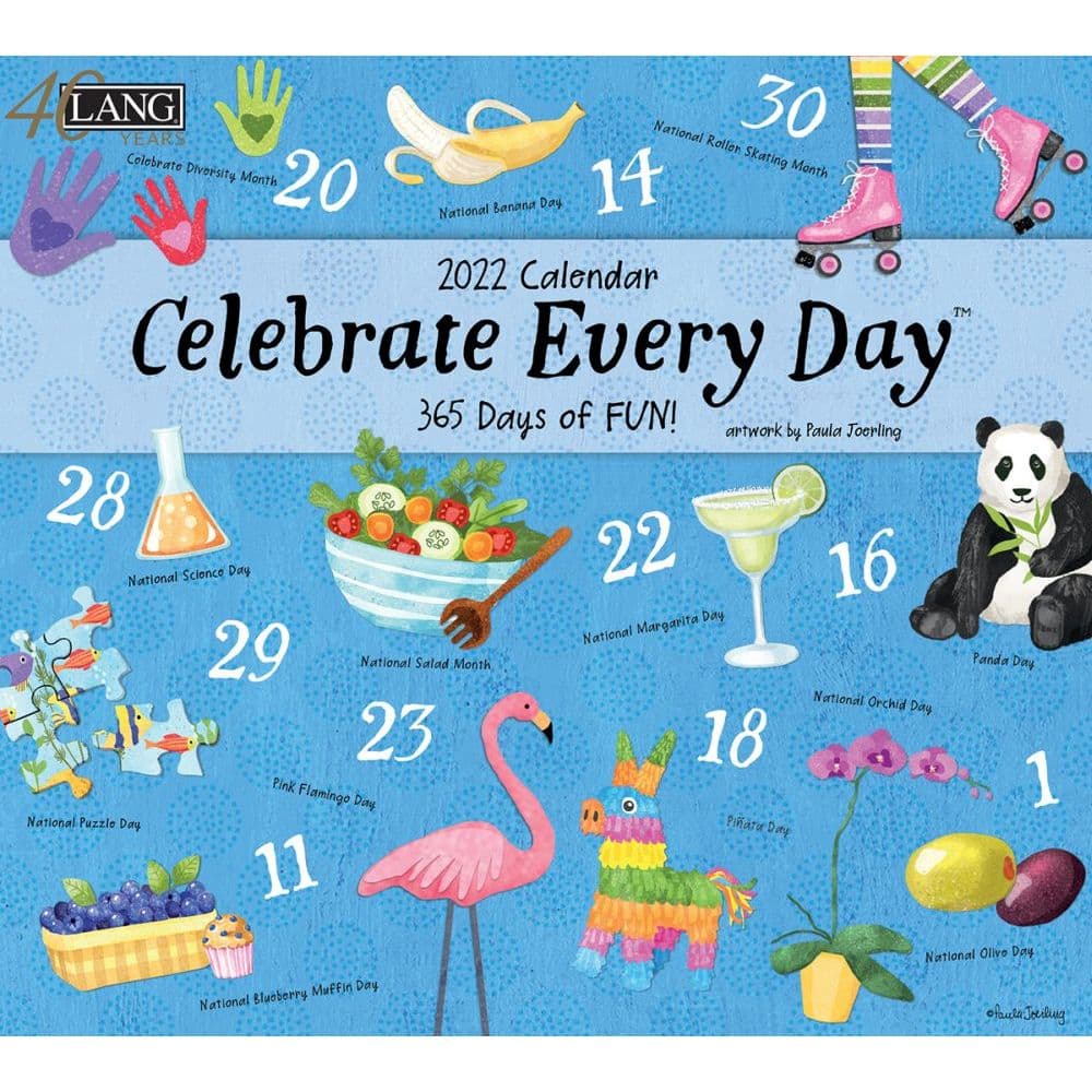 Celebrate Every Day 2022 Wall Calendar - Calendars.com