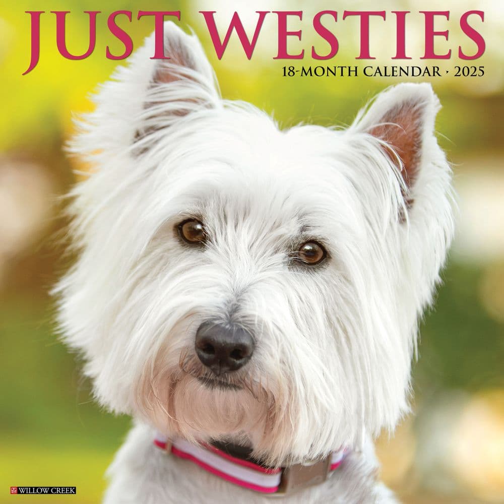 Just Westies 2025 Wall Calendar