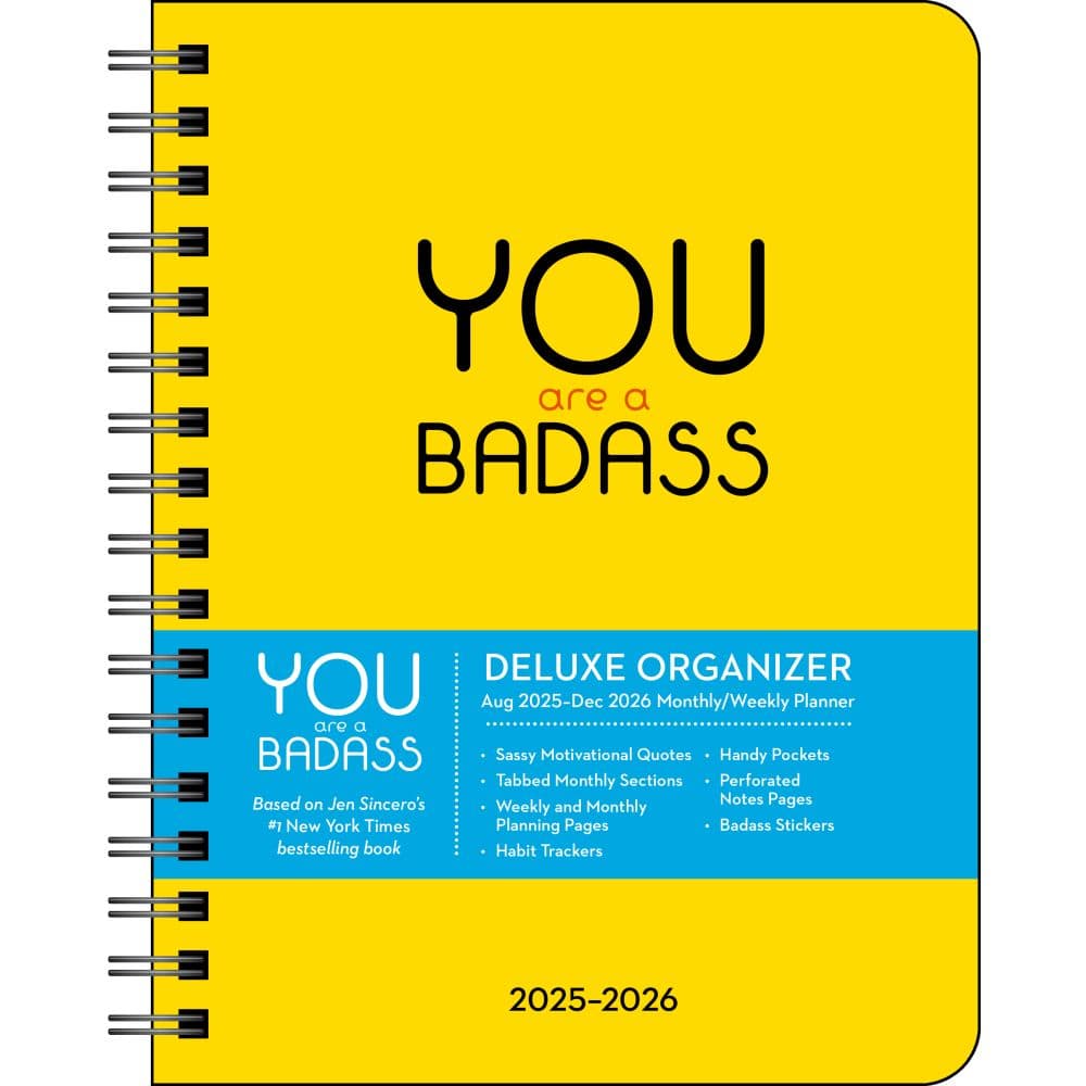You Are a Badass 2026 Planner Main Image