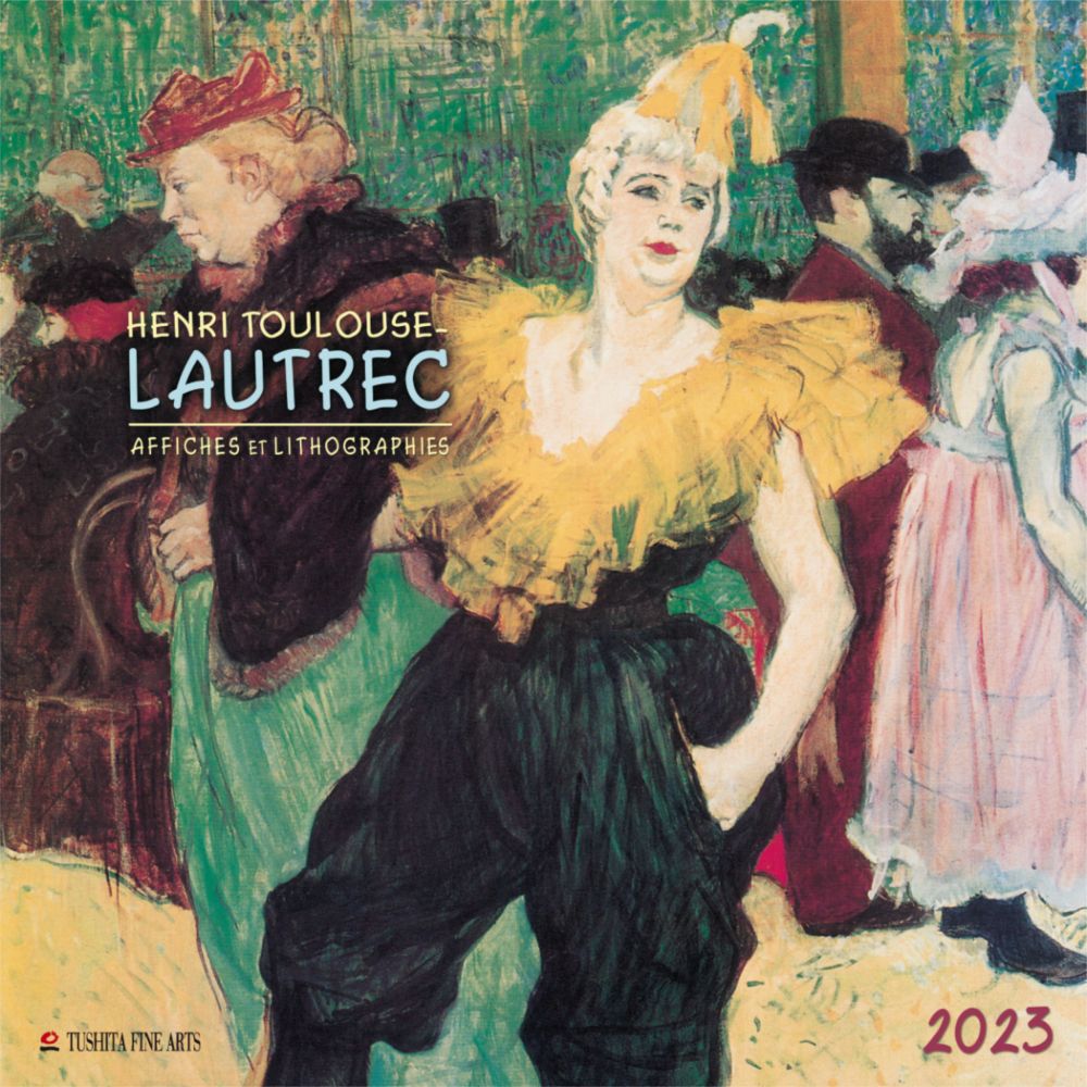 Tushita Publishing Toulouse Lautrec 2023 Wall Calendar