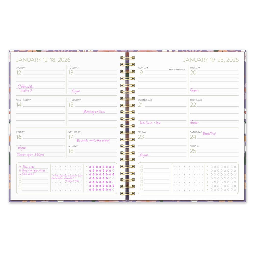 Secret Garden Spiral 2026 Planner Seventh Alternate Image