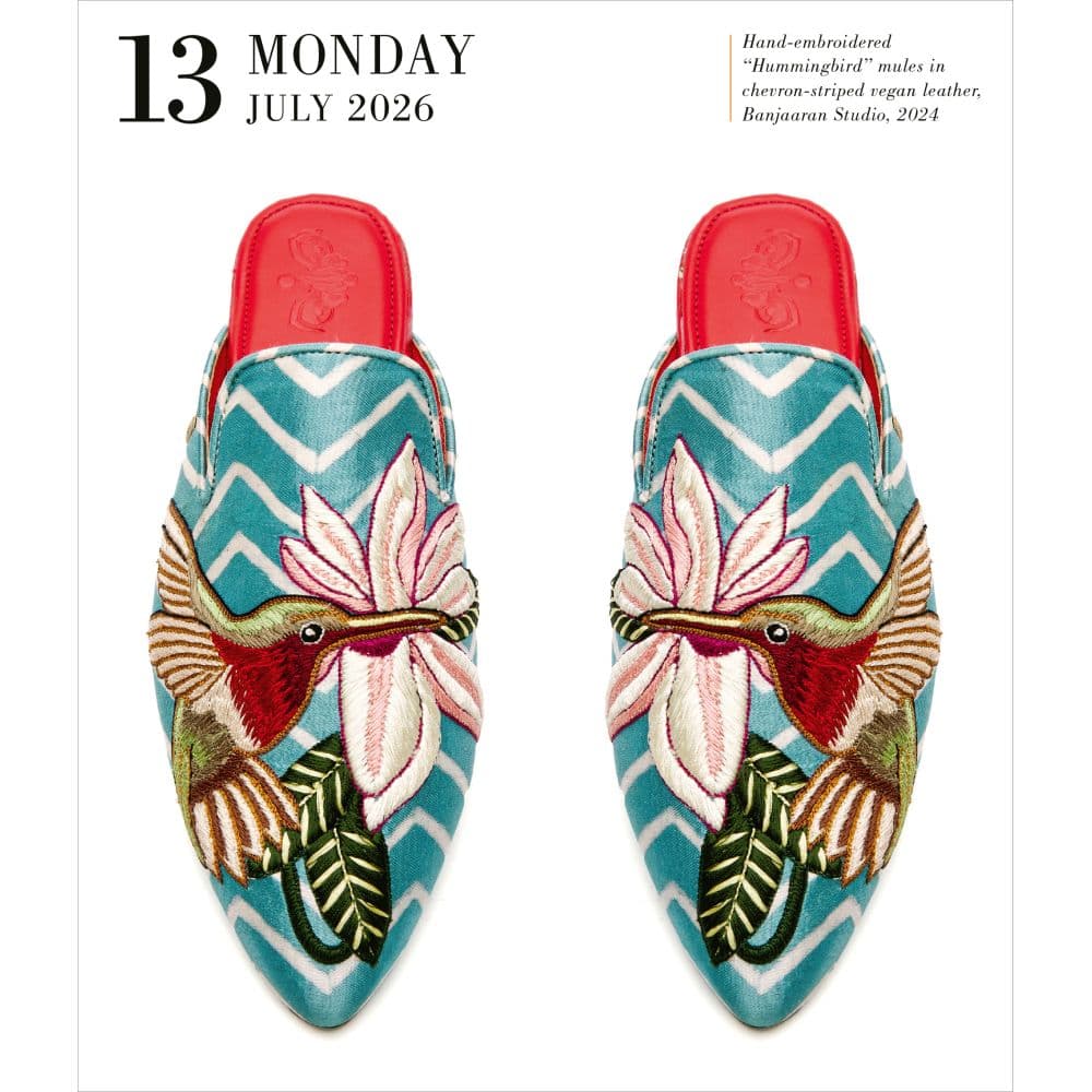 Shoes Gallery 2026 Desk Calendar Fourth Alternate Image