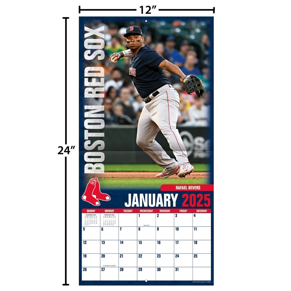 MLB Boston Red Sox 2025 Wall Calendar Fifth Alternate Image