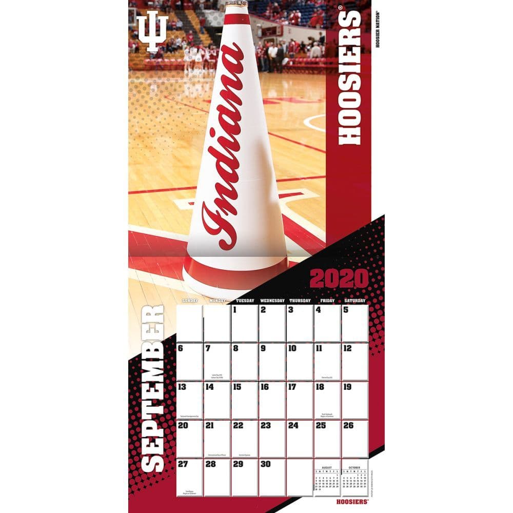Iu Bloomington 2022 Calendar Indiana Hoosiers Wall Calendar - Calendars.com
