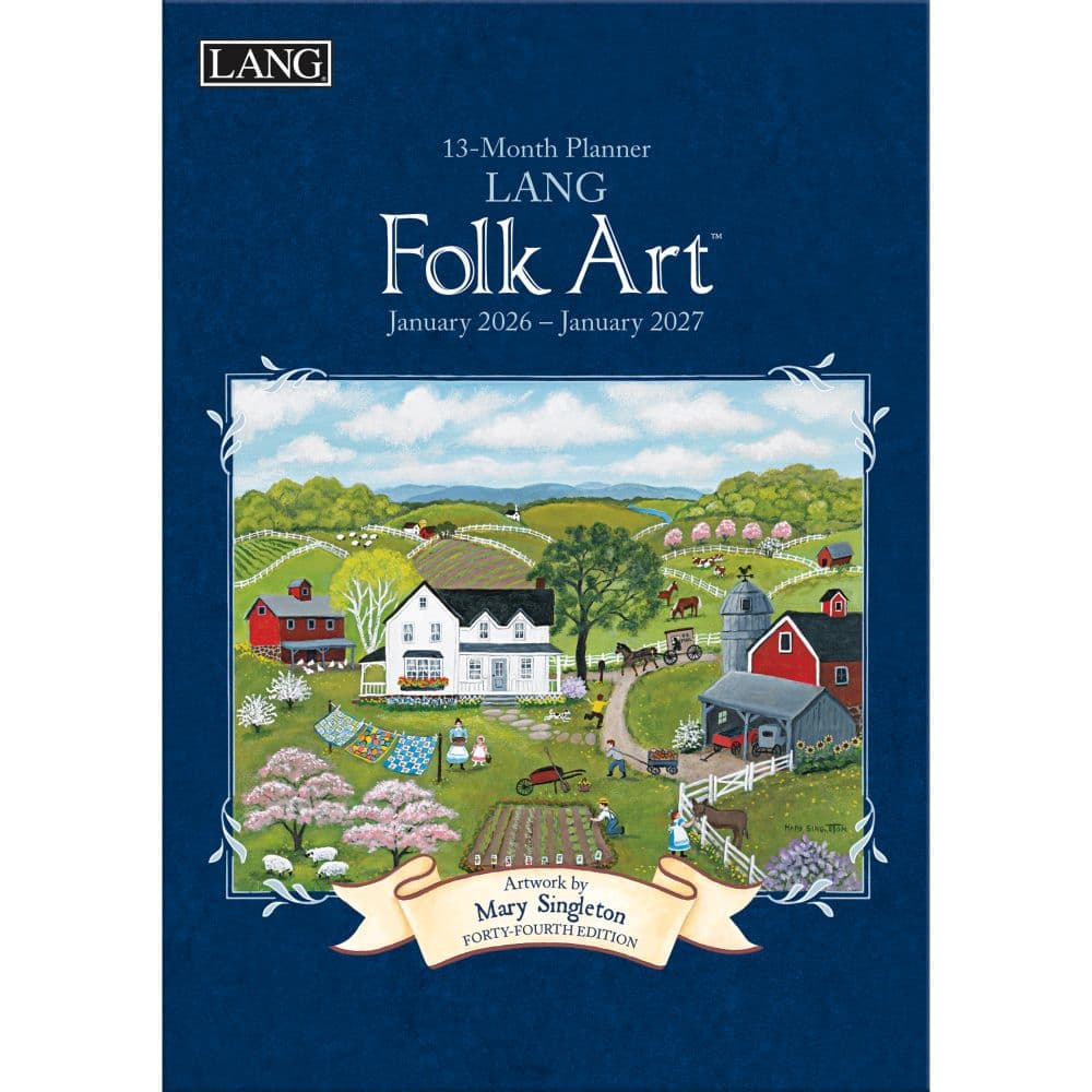 Lang Folk Art 2026 Planner Main Image