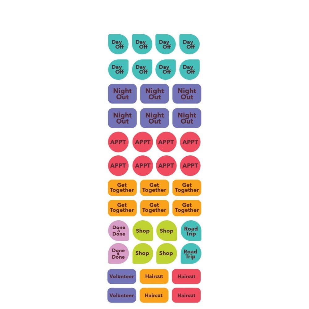Friends Calendar Stickers Alternate Image 2