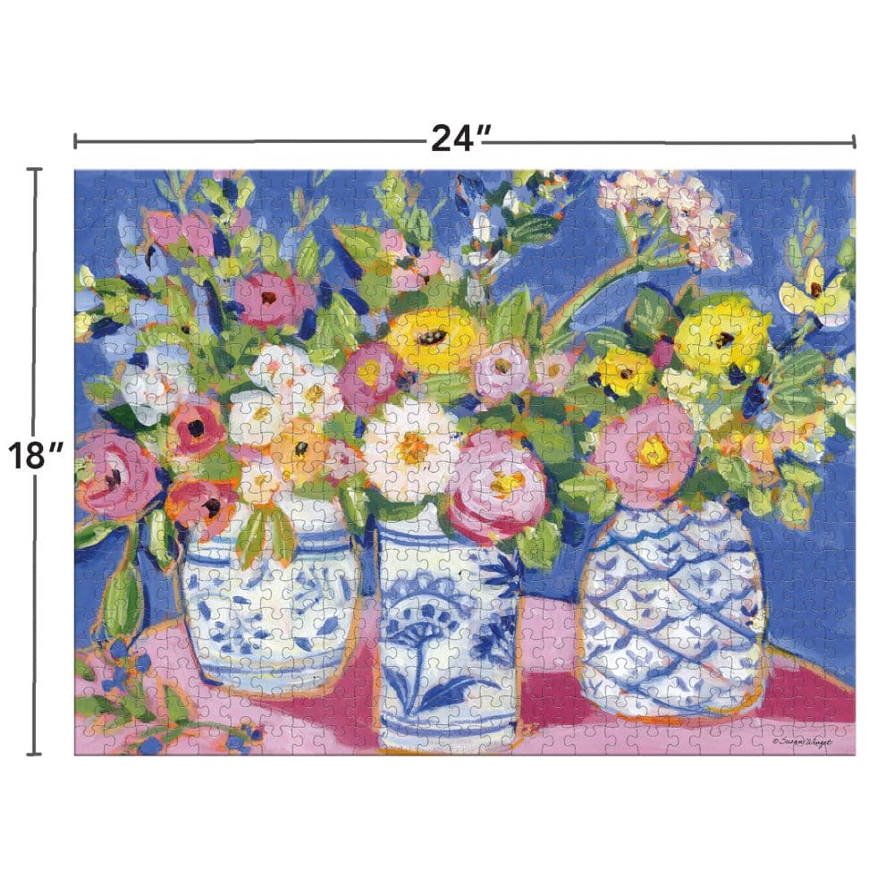 Chinoserie Blooms 500 Piece Puzzle Second Alternate Image