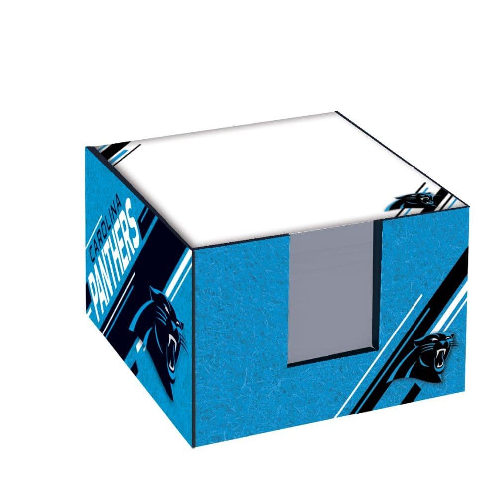 NFL Carolina Panthers Note Cube W/ Holder