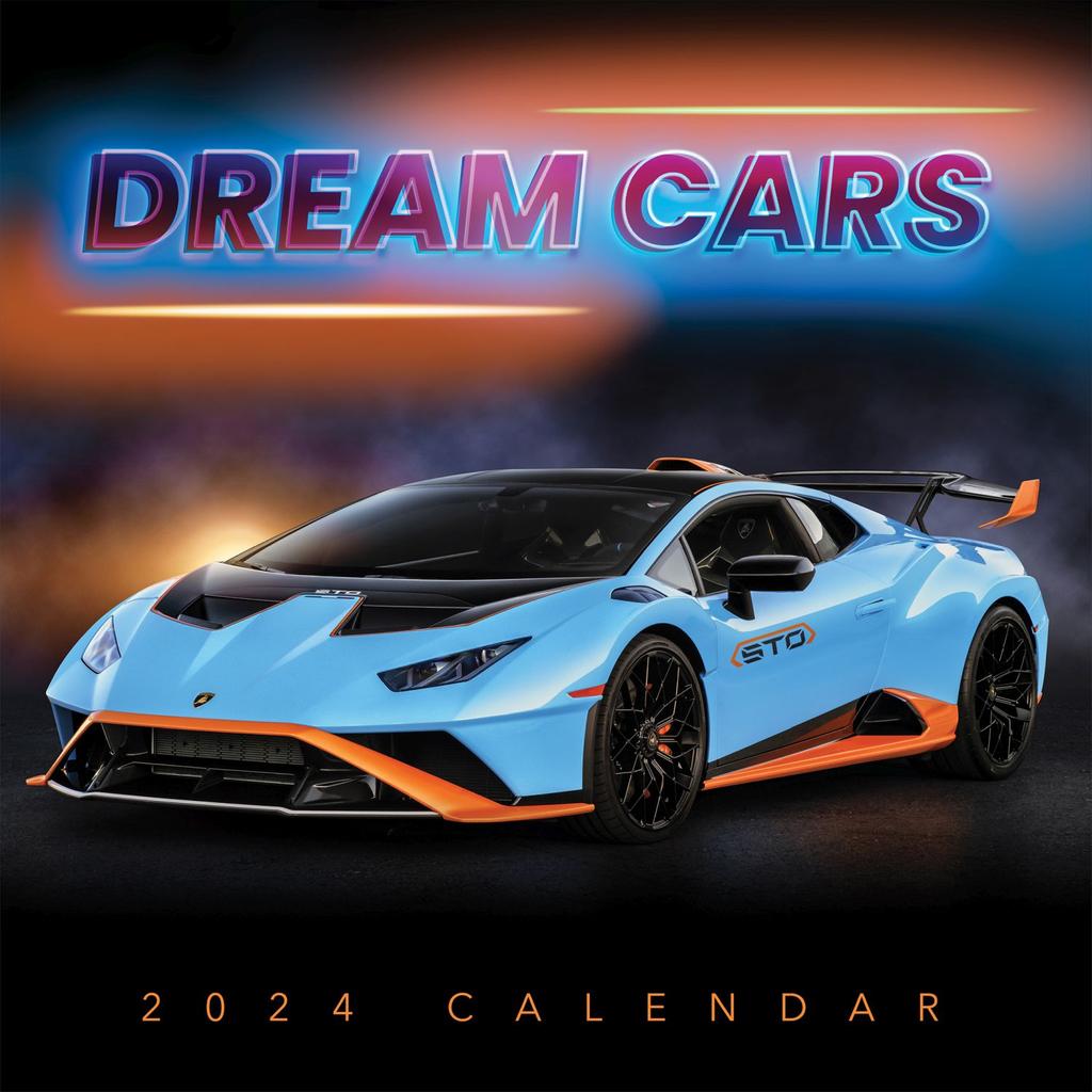 Dream Cars 2024 Wall Calendar Main Image