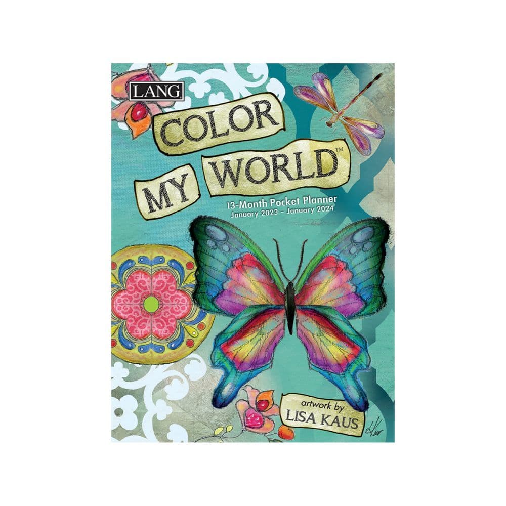 Lang Color My World 2023 Monthly Pocket Planner