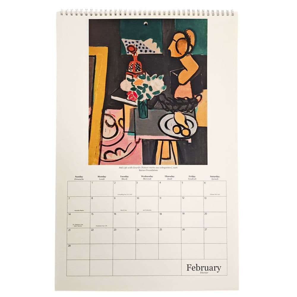 Matisse Poster 2027 Wall Calendar Third Alternate Image