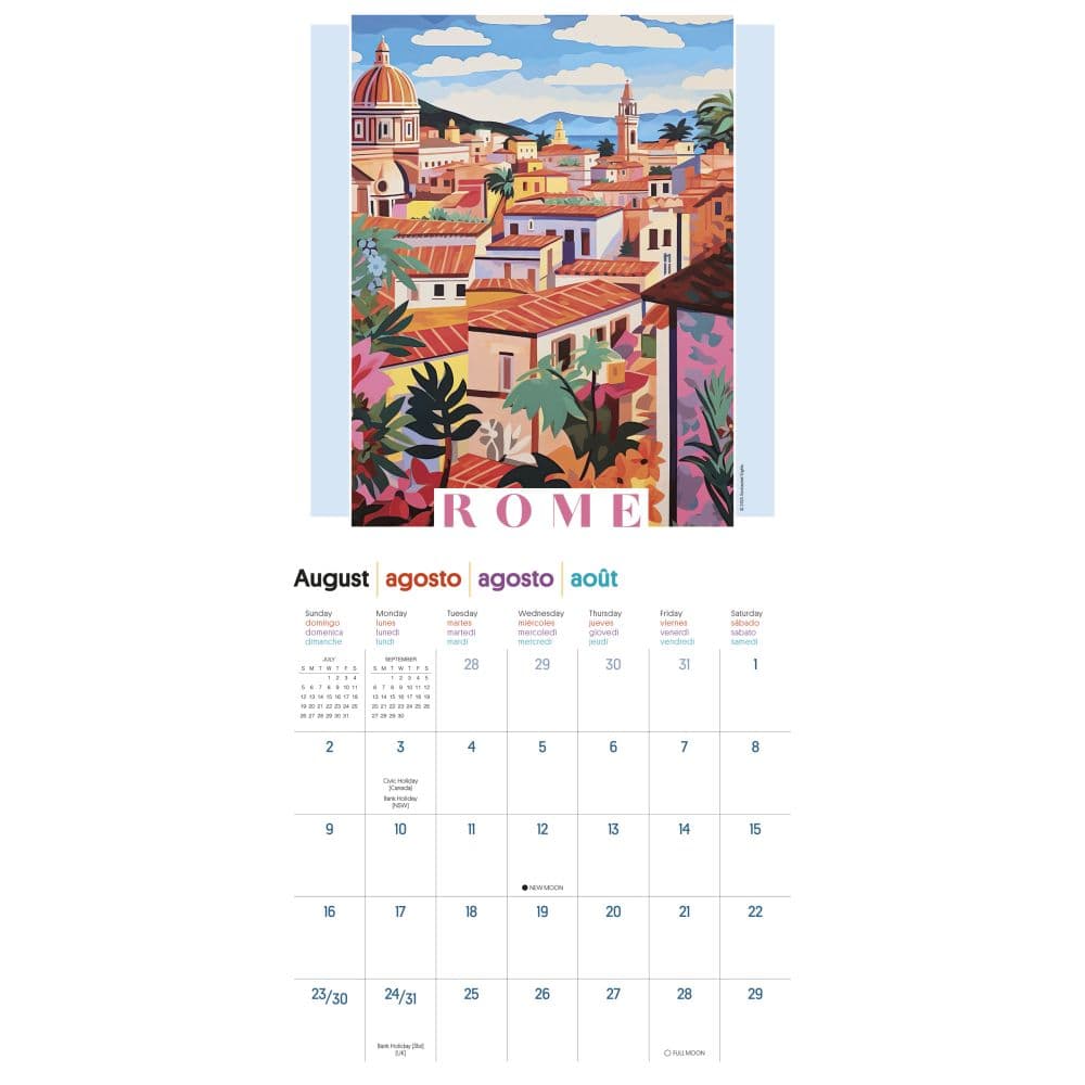 Art of Travel 2026 Wall Calendar Third Alternate Image