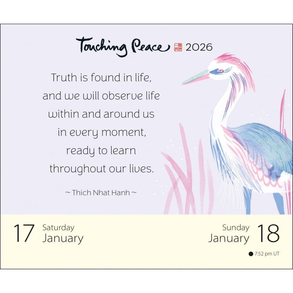 Thich Nhat Hanh 2026 Desk Calendar Second Alternate Image