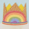 image Puppy in Rainbow Crown Birthday Card Third Alternate Image width=&quot;1000&quot; height=&quot;1000&quot;