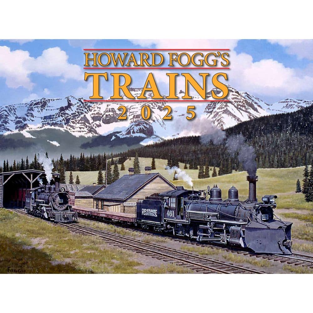 Howard Foggs Trains 2025 Wall Calendar Main Product Image width=&quot;1000&quot; height=&quot;1000&quot;